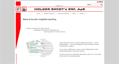 Desktop Screenshot of holgersmidt.dk